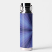 Optische illusie blauw waterfles (Voorkant)