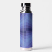 Optische illusie blauw waterfles (Rechts)