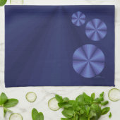 Optische Illusie Blauwe Handdoek (Gevouwen)