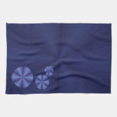 Optische Illusie Blauwe Handdoek (Horizontaal)