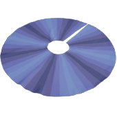 Optische Illusie Blauwe Kerstboomzoom Kerstboom Rok (Gekanteld)