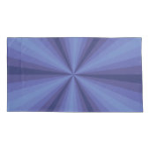 Optische Illusie Blauwe Kussenhoes (Achterkant)