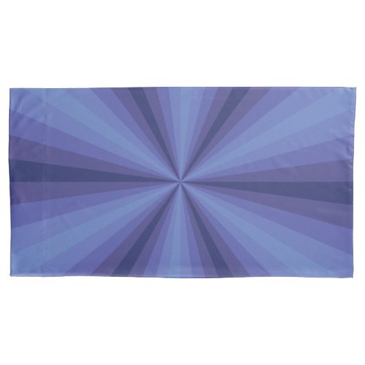 Optische Illusie Blauwe Kussenhoes (Voorkant)