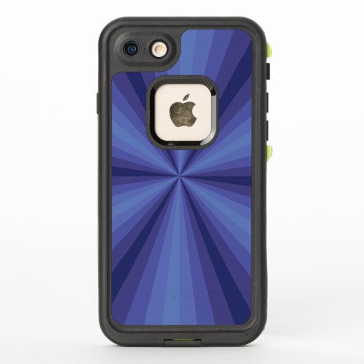 Optische Illusie Blauwe Lifeproof Hoes (Achterkant)