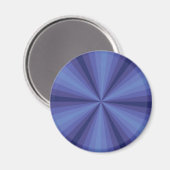 Optische illusie blauwe magneet (Voorkant / Achterkant)