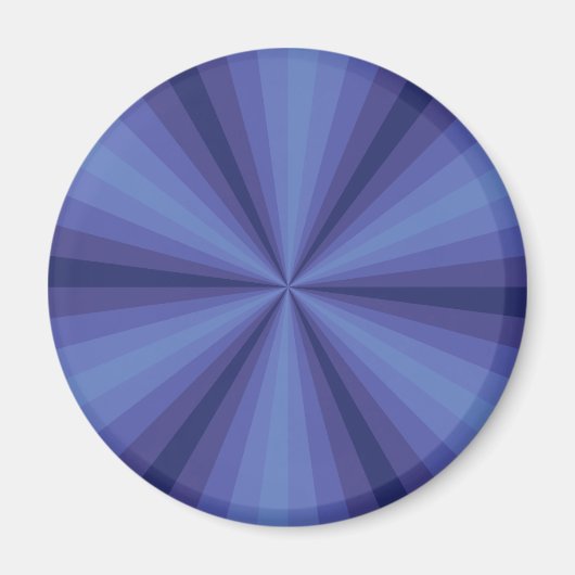 Optische illusie blauwe magneet (Voorkant)