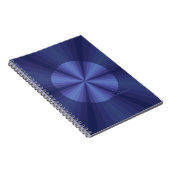 Optische Illusie Blauwe Notitieboek (Rechterzijde)