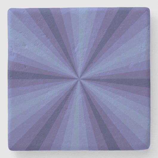 Optische Illusie Blauwe Stenen Onderzetter (Voorkant)