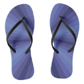 Optische illusie Blauwe Teenslippers (Voetbed)
