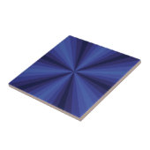 Optische Illusie Blauwe Tegel Tegeltje (Zijkant)