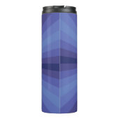 Optische illusie blauwe thermische trommel thermosbeker (Achterkant)