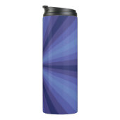 Optische illusie blauwe thermische trommel thermosbeker (Geroteerd rechts)