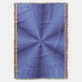 Optische Illusie Blauwe Worpdeken Deken (Voorkant Verticaal)
