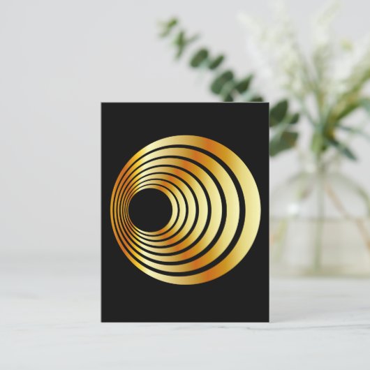 optische illusie briefkaart (Staand voorkant)