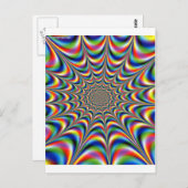 OPTISCHE ILLUSIE BRIEFKAART (Voorkant / Achterkant)