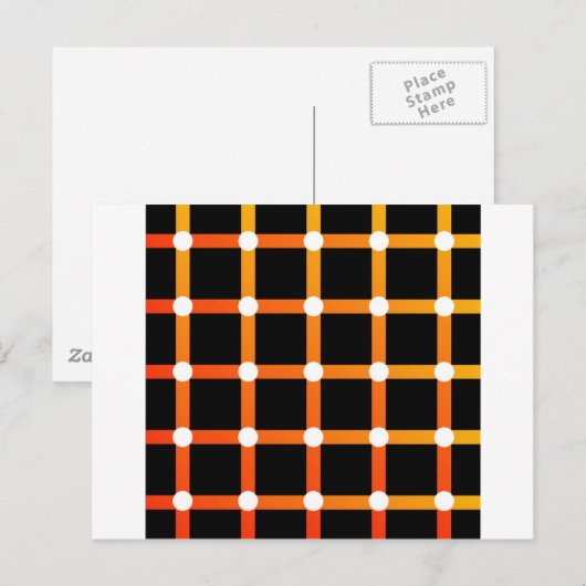 Optische illusie briefkaart (Voorkant / Achterkant)