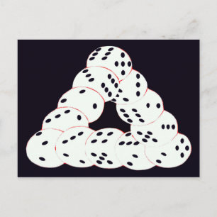 optische illusie briefkaart