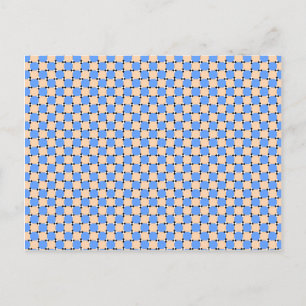 optische illusie - buigpatroon briefkaart