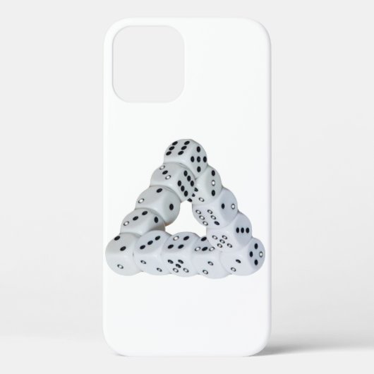 Optische illusie Dice iPhone / iPad draagtas Case-Mate iPhone Case (Achterkant)