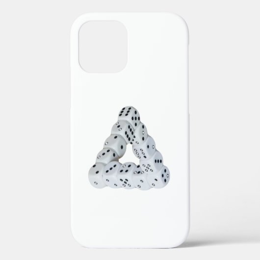 Optische illusie Dice iPhone / iPad draagtas Case-Mate iPhone Case (Achterkant)