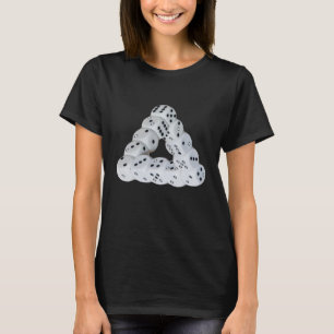 Optische illusie Dice T-shirt