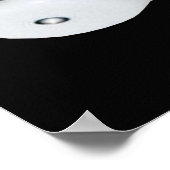 Optische illusie dobbelsteen poster (Hoek)