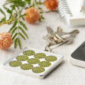 Optische illusie — draaiende wielen sleutelhanger (Zijkant)