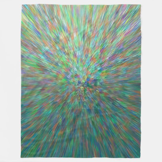 Optische illusie fleece deken (Voorkant)