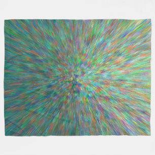 Optische illusie fleece deken