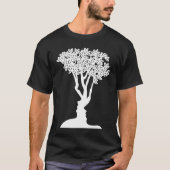 Optische illusie Funny Novelty Tree of Facs T-shirt (Voorkant)