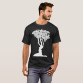 Optische illusie Funny Novelty Tree of Facs T-shirt (Voorkant volledig)