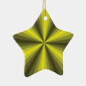 Optische Illusie Geel Ornament (Rechts)