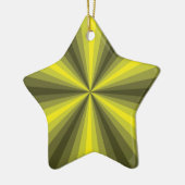 Optische Illusie Geel Ornament (Links)