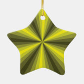 Optische Illusie Geel Ornament (Achterkant)