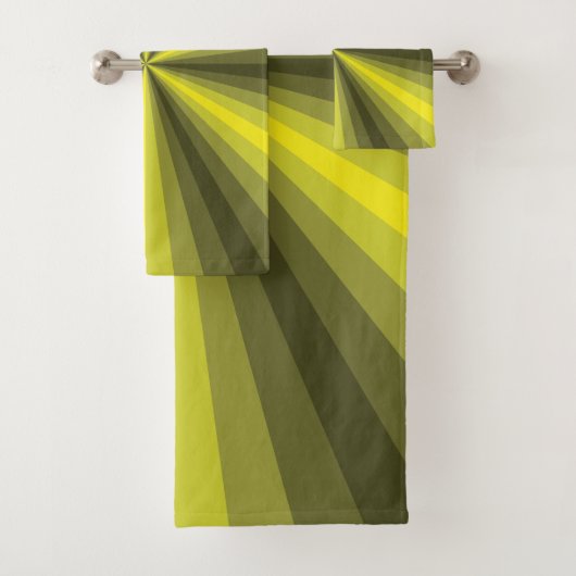 Optische Illusie Gele Badkamer Handdoek Set (Insitu)