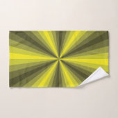 Optische Illusie Gele Badkamer Handdoek Set (Handdoek)