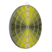 Optische Illusie Gele Dartbord (Voorkant Links)