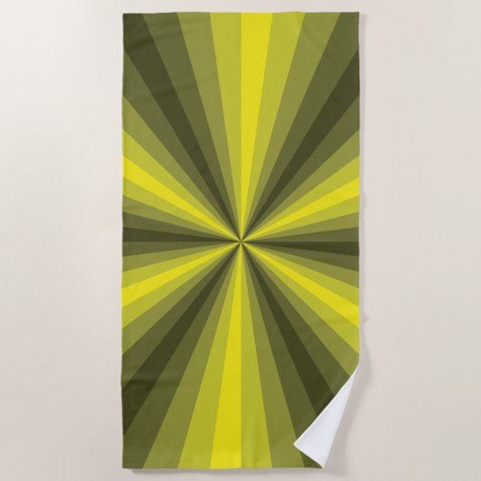 Optische illusie gele handdoek (Voorkant)