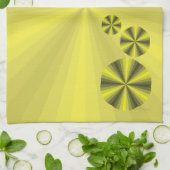 Optische Illusie Gele Handdoek (Gevouwen)