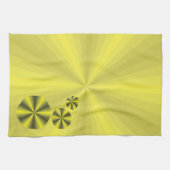 Optische Illusie Gele Handdoek (Horizontaal)