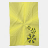 Optische Illusie Gele Handdoek (Verticaal)