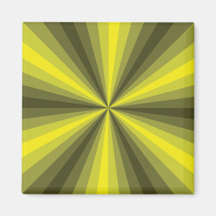 Optische Illusie Gele Magneet