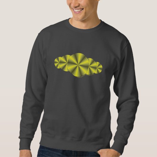 Optische illusie Gele Mannen donkerder Shirt (Voorkant)
