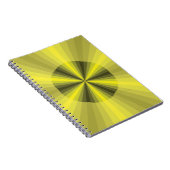 Optische Illusie Gele Notitieboek (Rechterzijde)