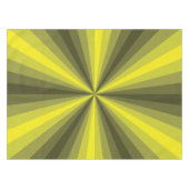 Optische Illusie Gele Tafelkleed (Voorkant (Horizontaal))