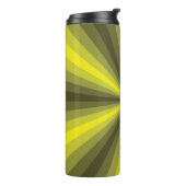 Optische illusie Gele thermische trommel Thermosbeker (Gedraaid links)