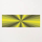 Optische Illusie Gele Yogamat (Voorkant (horizontaal))
