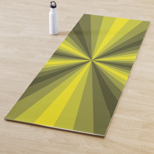 Optische Illusie Gele Yogamat (In situ)