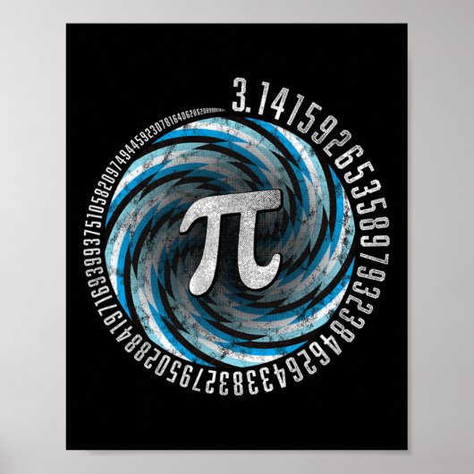 Optische Illusie Geometrie PI Wiskunde Science STE Poster (Voorkant)