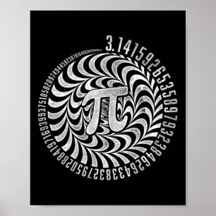 Optische Illusie Geometrie PI Wiskunde Science STE Poster